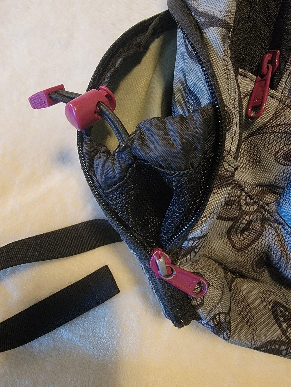 DaKine Prom Black Lace Floral Backpack